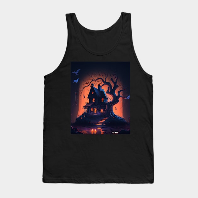 Haunted House on the Hill Tank Top by Horror Shop